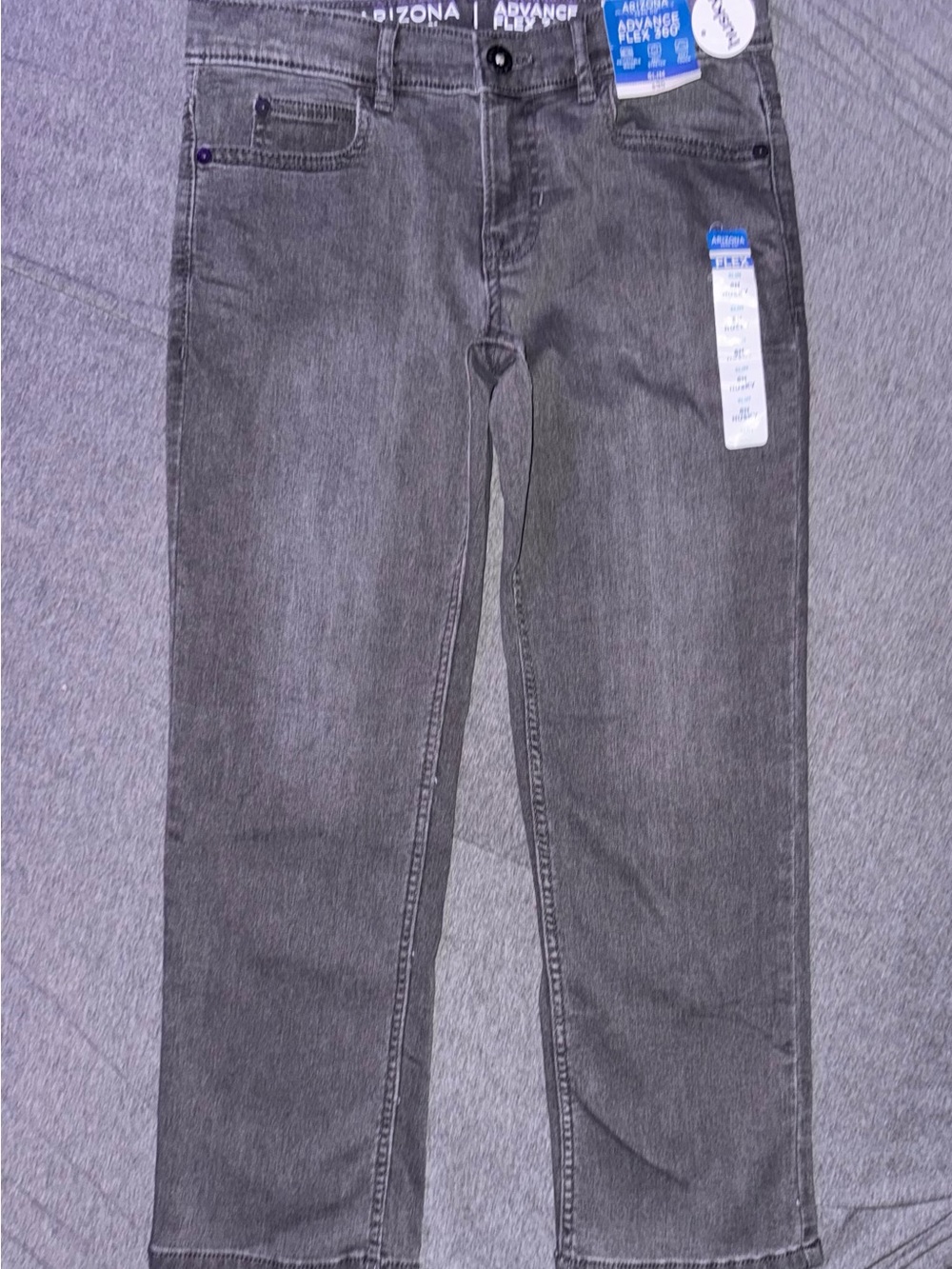 Arizona Jeans Advance Flex 360 Slim Boys 8H Husky Stretch Denim Pants NWT